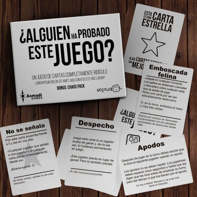 ¿Alguien Ha Probado Este Juego? Juego de Mesa