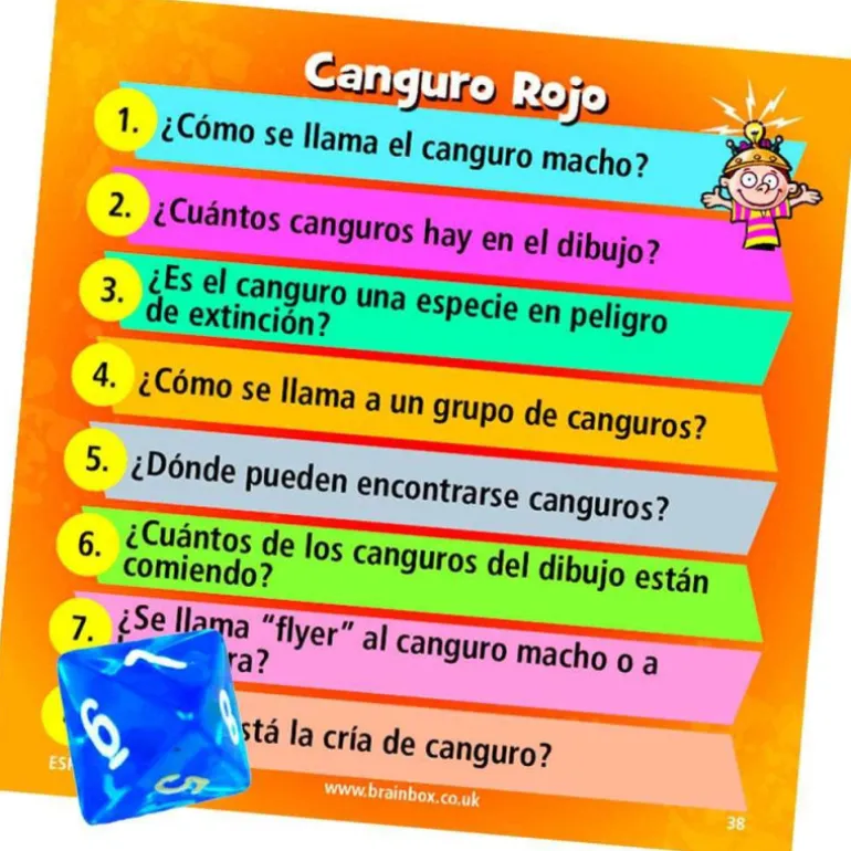 Asmodee BrainBox Animales Juego de Mesa