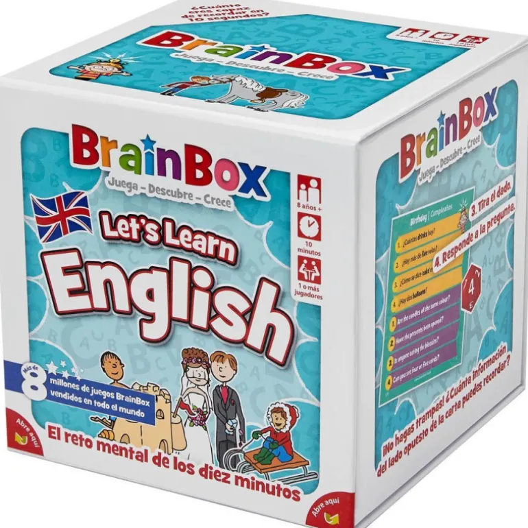 Asmodee BrainBox Let´s Learn English Juego de Mesa