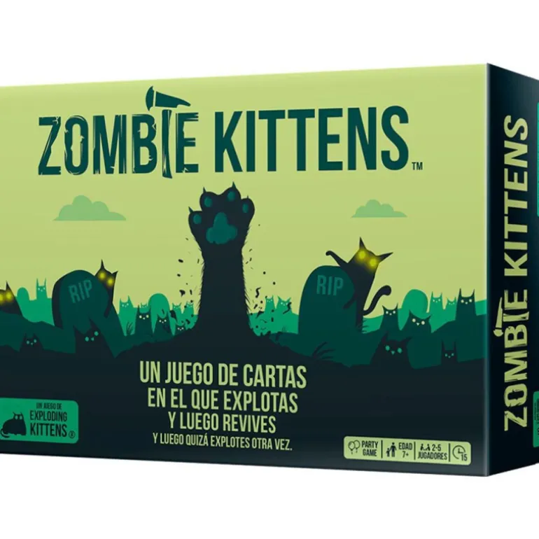 Asmodee Zombie Kitens Juego de Mesa