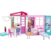 Barbie Casa Plegable con Muñeca y Accesorios