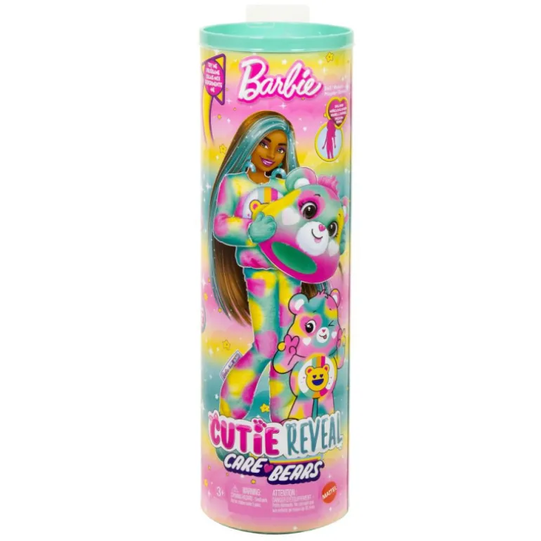 Barbie Cutie Reveal Serie 2 Muñeca de la Colección Care Bears con Accesorios