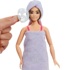 Barbie Muñeca Pink Sparkle de la Serie Glam Party de Party Unboxed y Accesorios