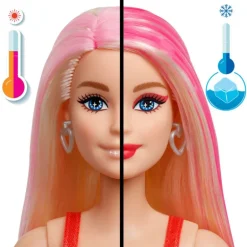 Barbie Muñeca Red Sparkle de la Serie Glam Party de Party Unboxed y Accesorios