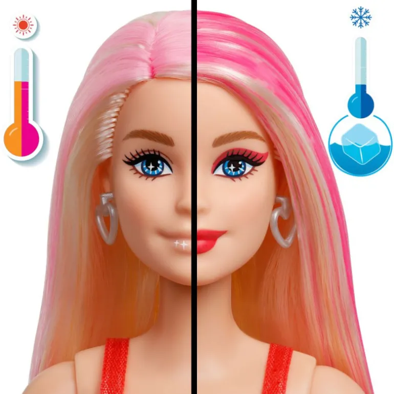 Barbie Muñeca Red Sparkle de la Serie Glam Party de Party Unboxed y Accesorios