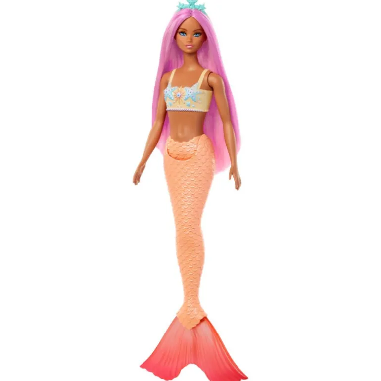 Barbie Muñeca Sirena con Cola Rígida Varios Modelos