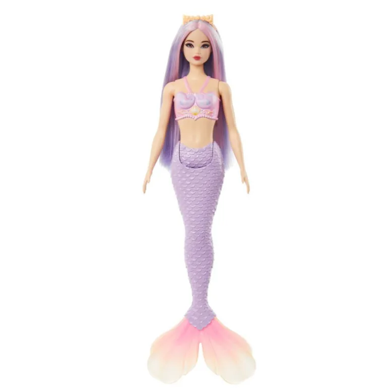Barbie Muñeca Sirena con Cola Rígida Varios Modelos