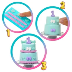 Barbie Party Unboxed Muñeca Azul con 10 Sorpresas