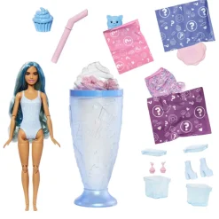 Barbie Pop Reveal Colección Dulces Muñeca Cool Cupcake y Mascota