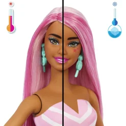 Barbie Pop Reveal Colección Dulces Muñeca Sweet Swirl y Mascota