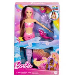 Barbie un Toque de Magia Malibú Sirena Cambia De Color