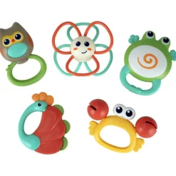 Bebé Vip 5 Sonajeros Divertidos