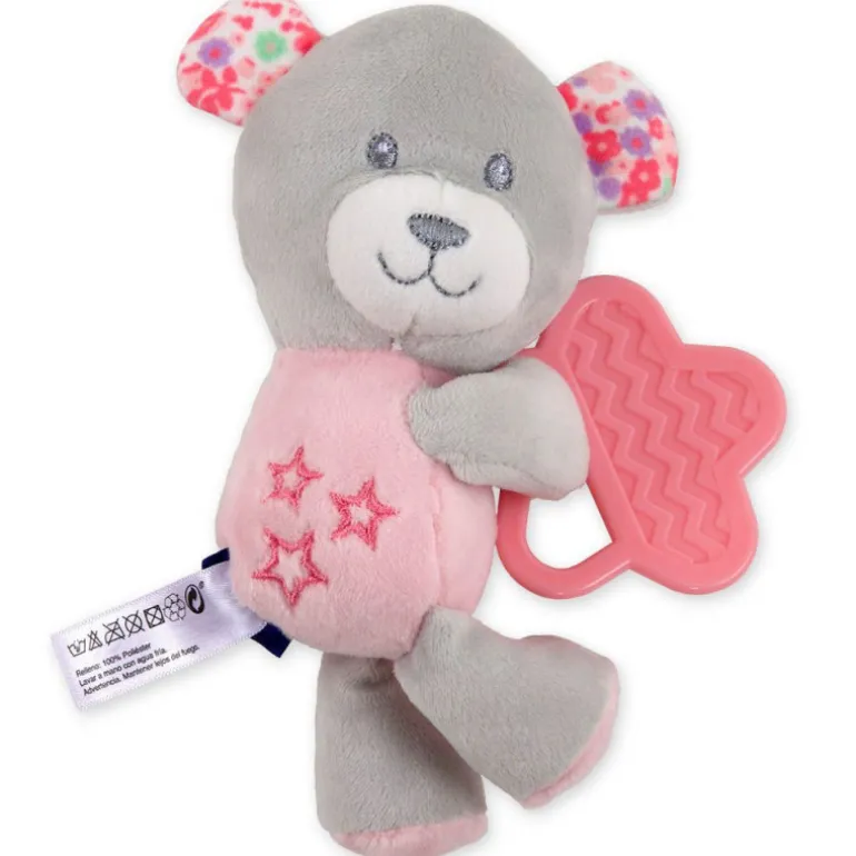 Bebé Vip Osito Blandito con Mordedor Rosa