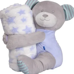Bebé Vip Osito con Manta Azul