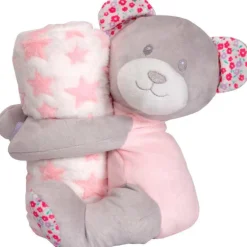 Bebé Vip Osito con Manta Rosa