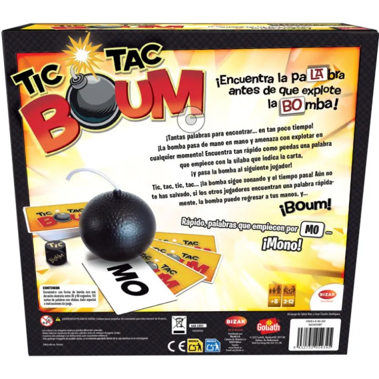 Bizak Tic Tac Boum Juego de Mesa