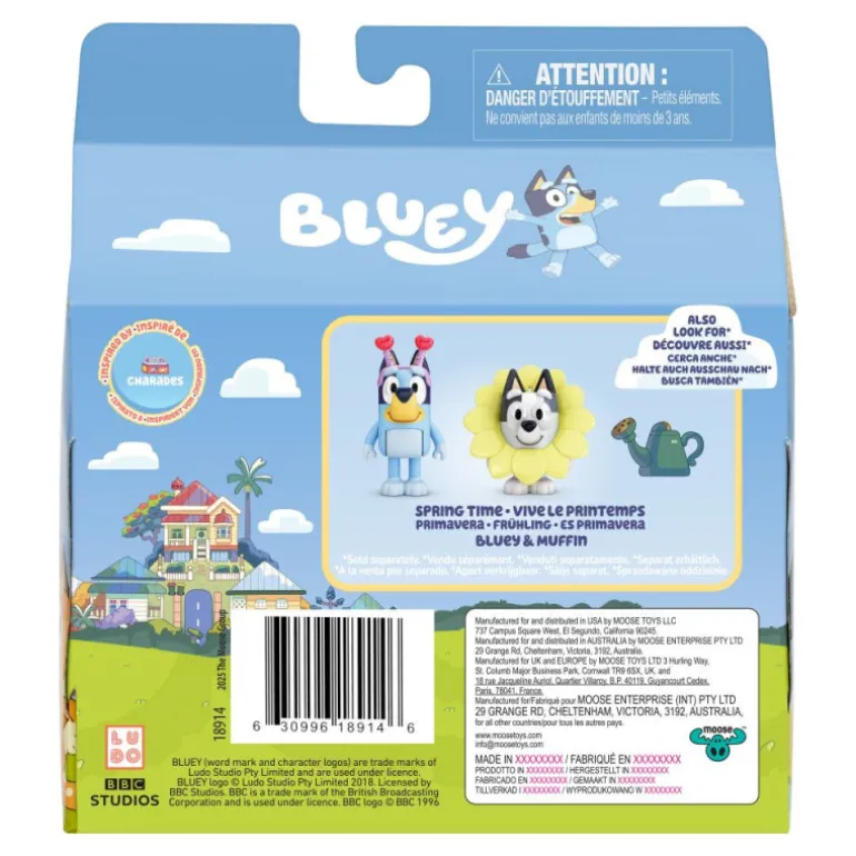 Bluey Let's Play Chef Pack Figuras y Accesorios Varios Modelos