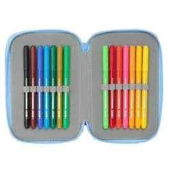 Bluey Let's Play Plumier Triple 37 Piezas