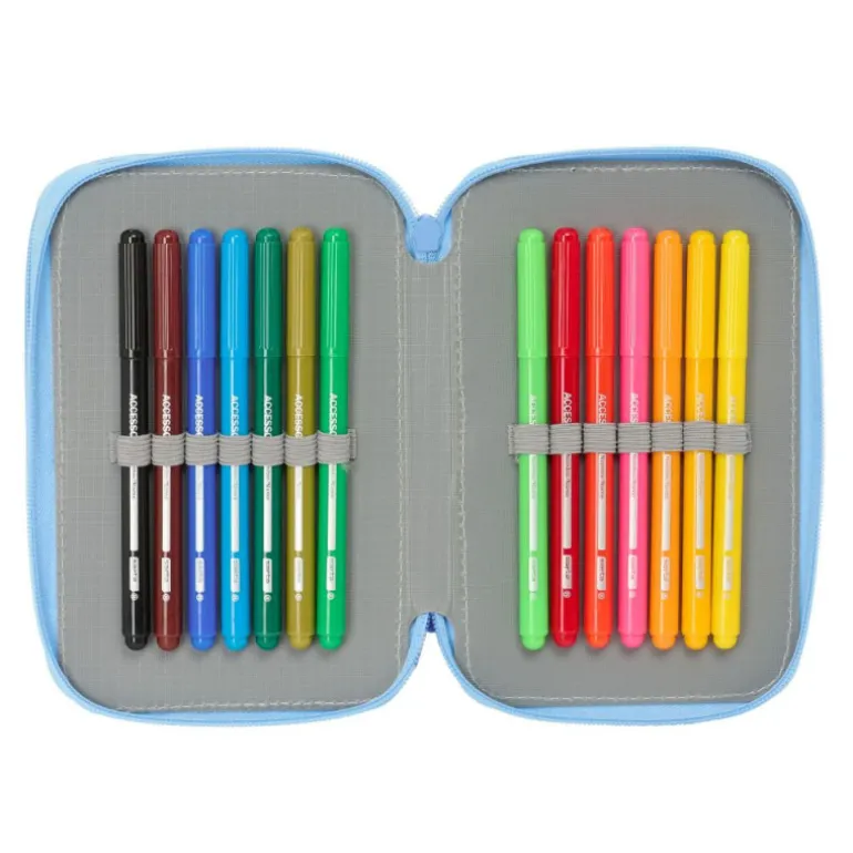 Bluey Let's Play Plumier Triple 37 Piezas