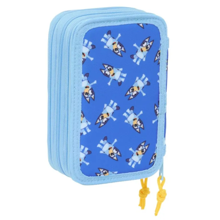 Bluey Let's Play Plumier Triple 37 Piezas