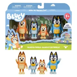 Bluey Pack 4 Figuras Varios Modelos