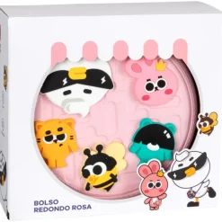 Bolso Redondo Rosa Goma Eva