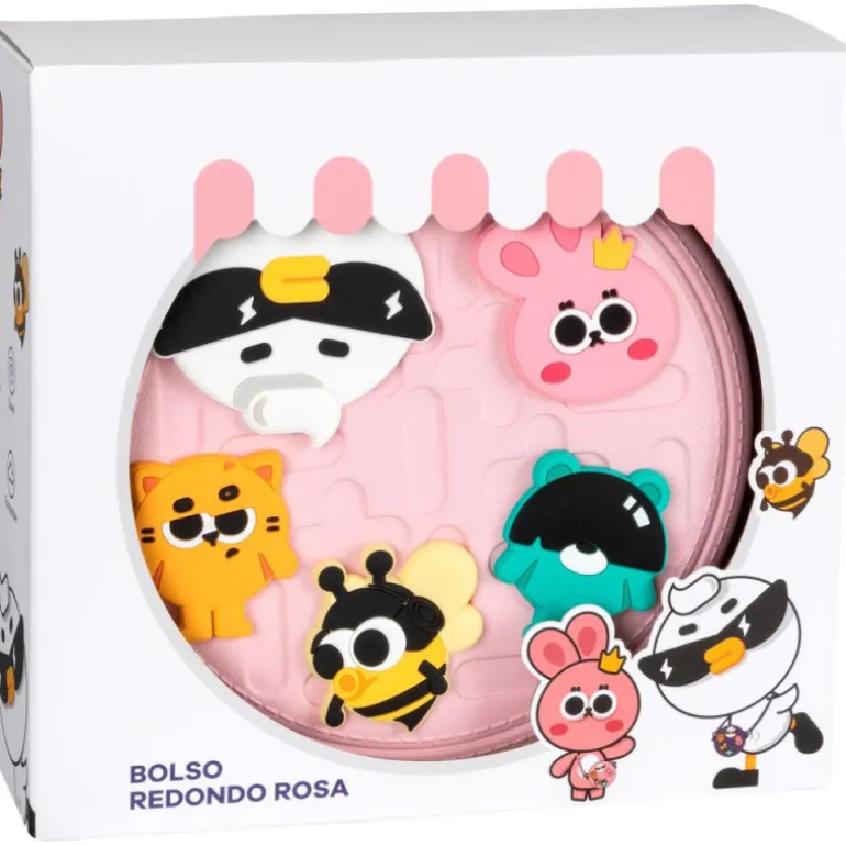 Bolso Redondo Rosa Goma Eva