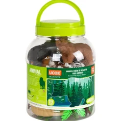 Bote Animales Salvajes 19 Piezas