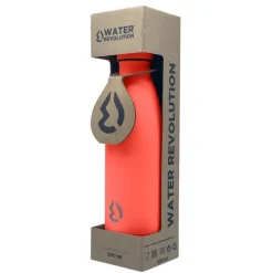 Botella Termo Coral Flúor