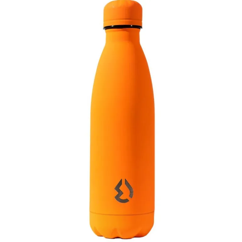 Botella Termo Naranja Flúor