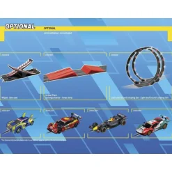 Carrera Go!!! Sonic The Hedgehog Circuito con Coche de Sonic y Shadow