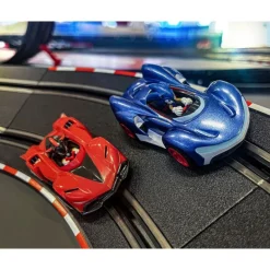 Carrera Go!!! Sonic The Hedgehog Circuito con Coche de Sonic y Shadow