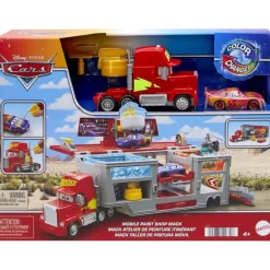 Cars Color Changers Camión Transformable Mack Taller De Pintura Móvil