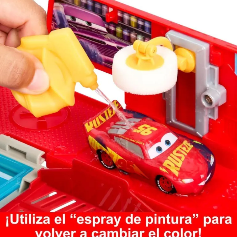 Cars Color Changers Camión Transformable Mack Taller De Pintura Móvil