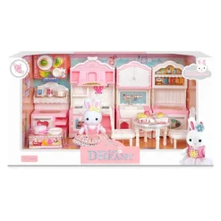 Casa Alegre Set de Cocina Completa con Figura y Accesorios