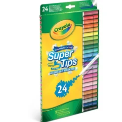 Crayola 24 Rotuladores Súper Punta Lavables