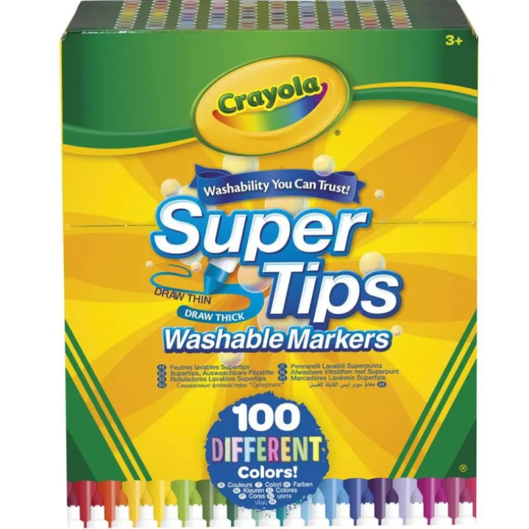 Crayola 100 Washable Supertips Markers