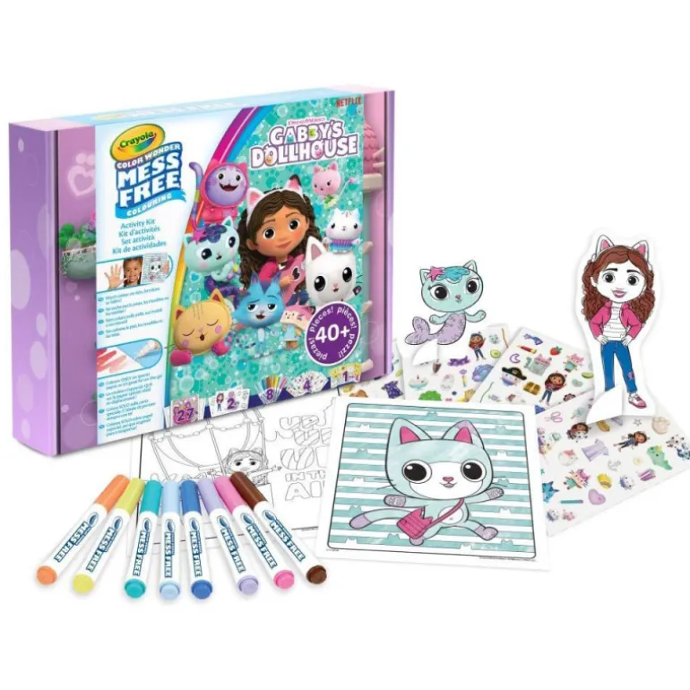 Crayola Colorea Sin Manchas Súper Set La Casa de Muñecas de Gabby