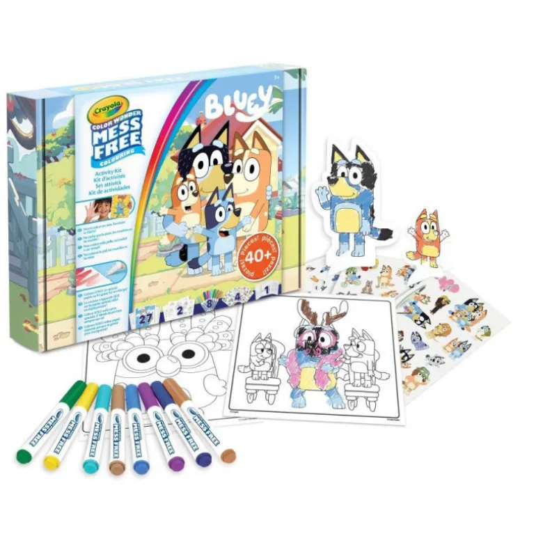 Crayola Colorea Sin Manchas Súper Set Bluey