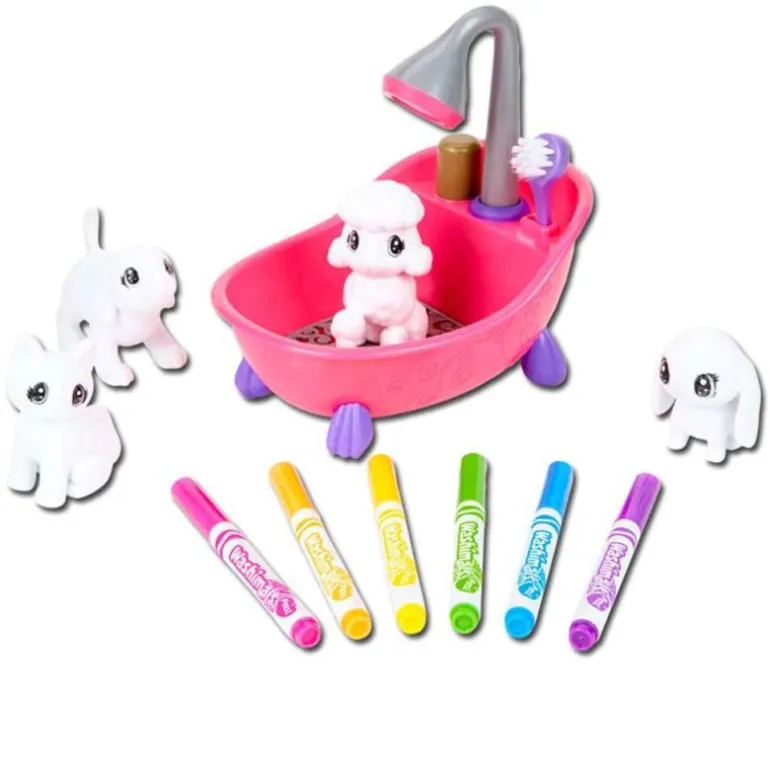 Crayola Washimals Bañera y 4 Mascotas