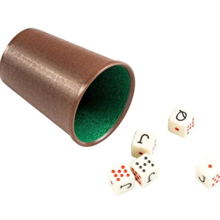 Cubilte y Dados de Poker