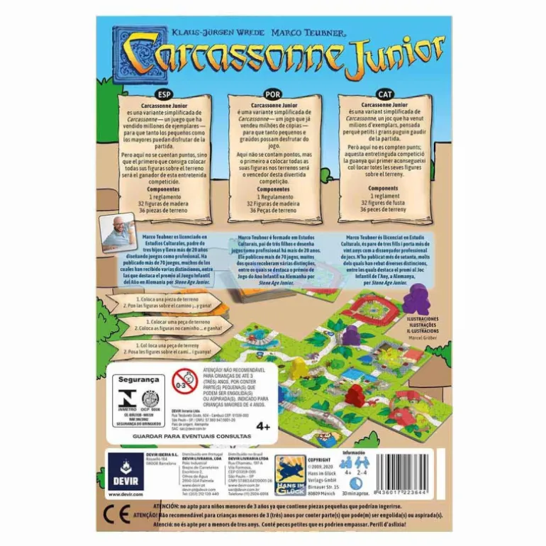 Devir Carcassonne Junior Juego de Mesa