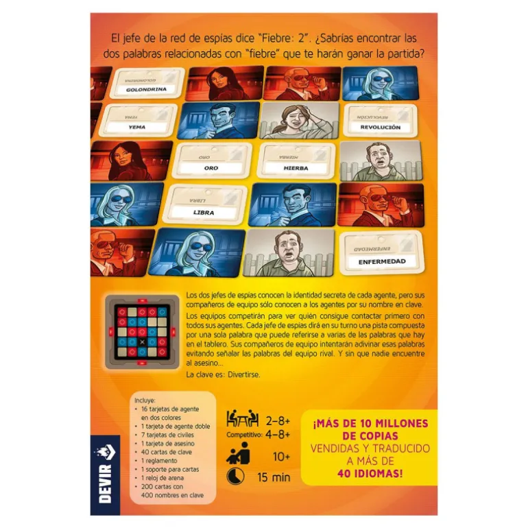 Devir Código Secreto Juego de Mesa