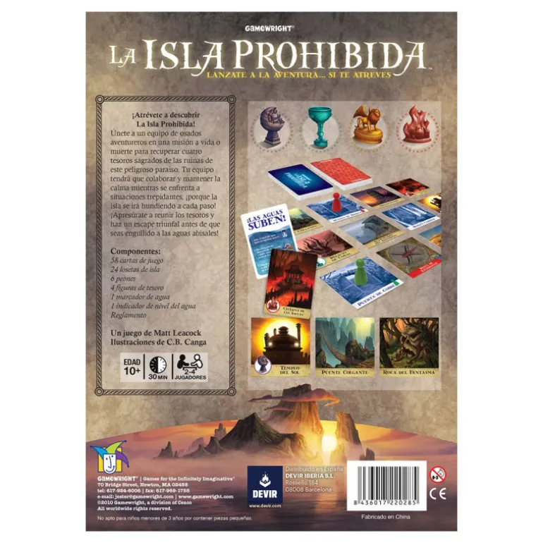 Devir La Isla Prohibida Juego de Mesa