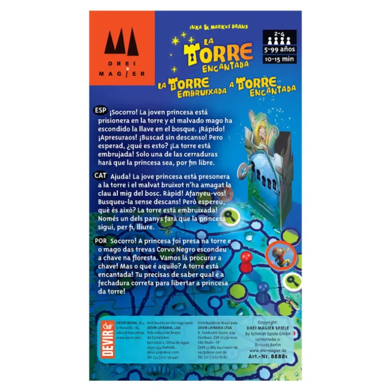Devir La Torre Encantada Lata Juego de Mesa