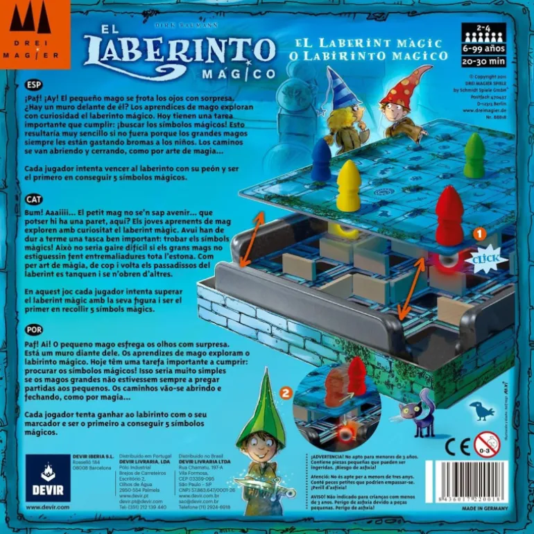 Devir Laberinto Mágico Juego de Mesa