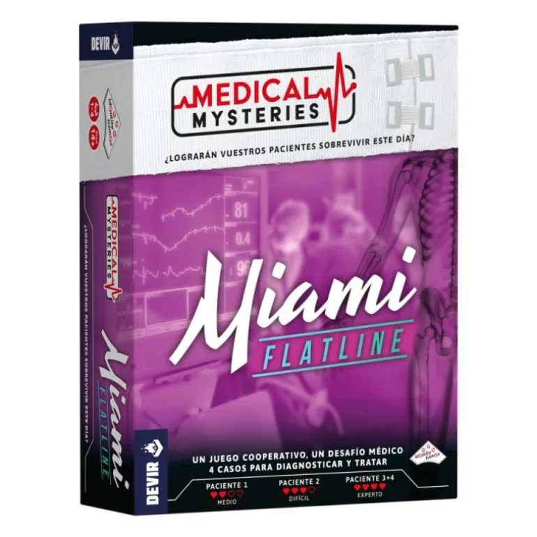 Devir Medical Mysteries Miami Flatline Juego de Mesa