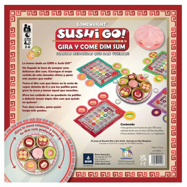 Devir Sushi Dim Su Juego de Mesa