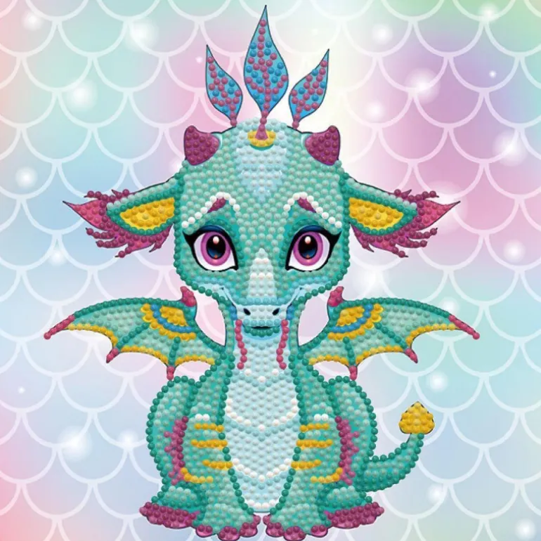 Diamond Dotz Ariel Dragón Bebé Cuadro de Diamantes 5D