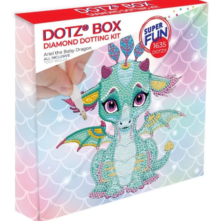 Diamond Dotz Ariel Dragón Bebé Cuadro de Diamantes 5D